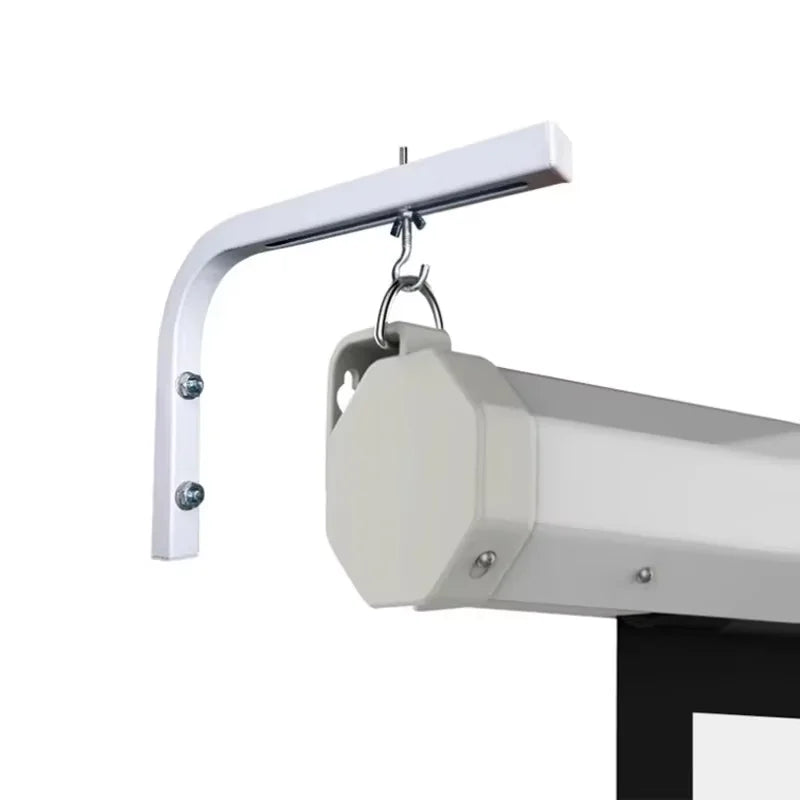 Support de projection réglable à 90 degrés pour projecteur HD - Support mural/plafond en forme de L pour rideau