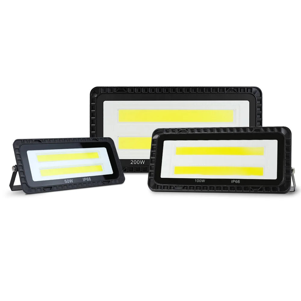 LED projecteur 50W 100W 200W AC 220V IP66 lampe étanche jardin éclairage extérieur projecteur paysage projecteur mur pro