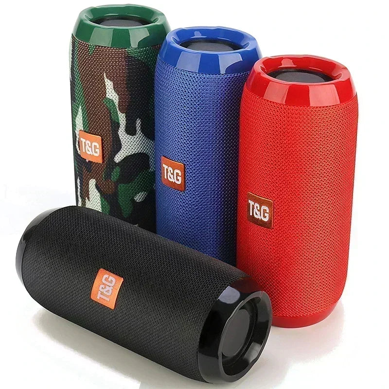 Haut-parleur Portable sans fil, compatible Bluetooth, caisson de basses, extérieur, étanche, stéréo, Support Surround, R