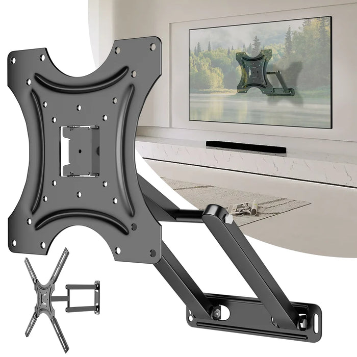 Support mural universel pour moniteur TV, bras articulés, Extension d'inclinaison pivotante, Rotation pour la plupart de