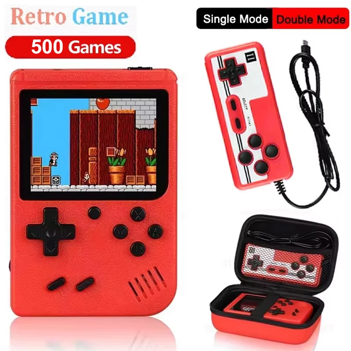 Mini console rétro 2,4" — écran intégré