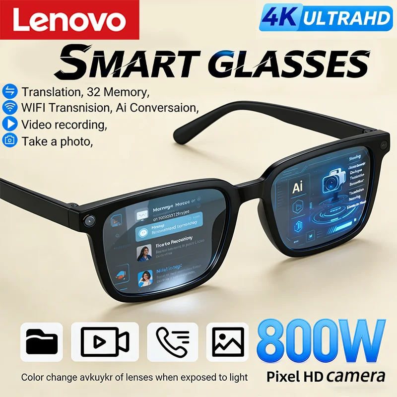Lunettes IA — traduction et caméra