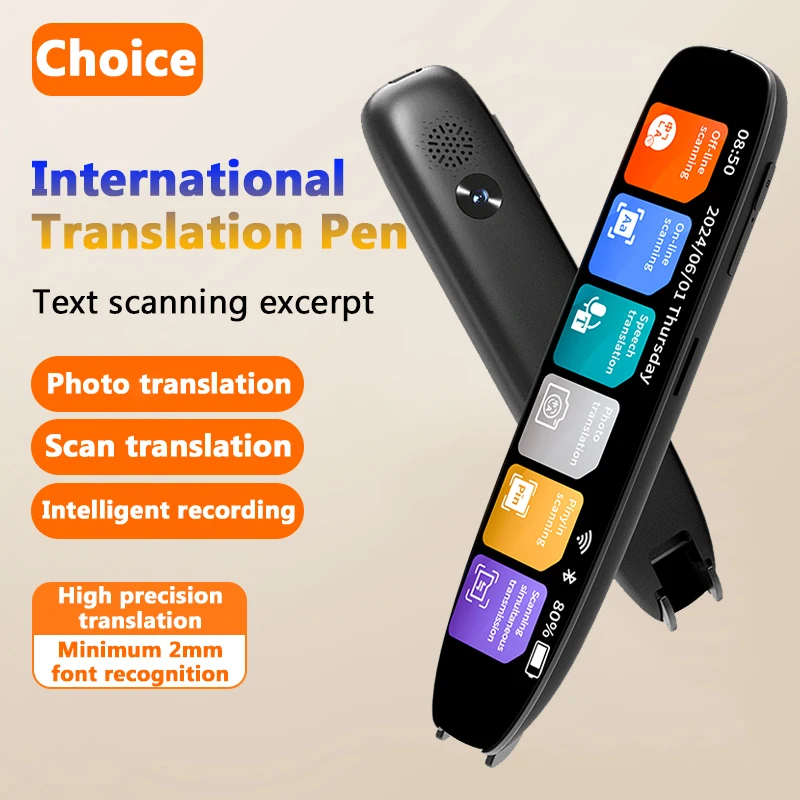 Stylo traducteur par scan — lecture et traduction
